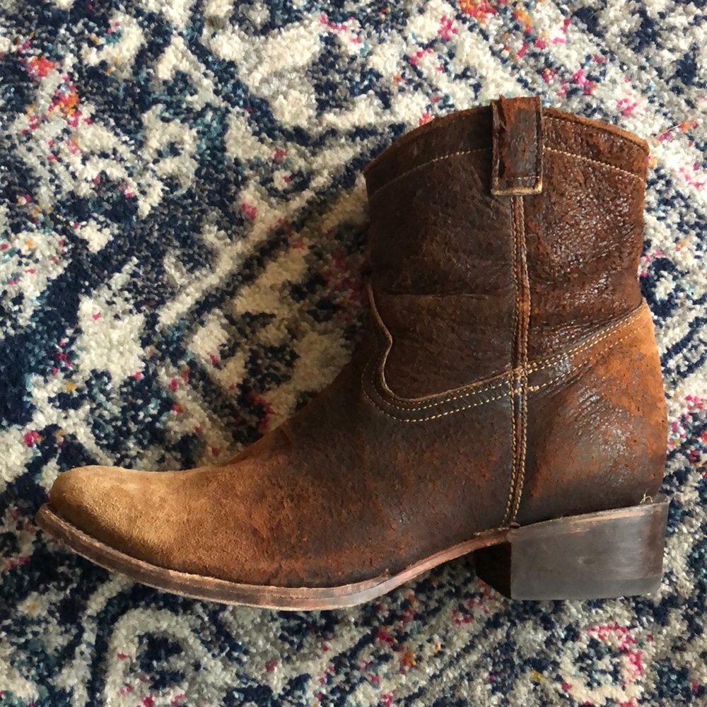 Corral handcrafted lamb skin boots